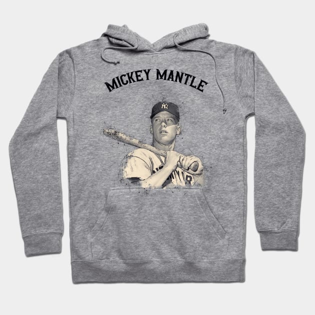 Mickey Mantle Hoodie by Yopi